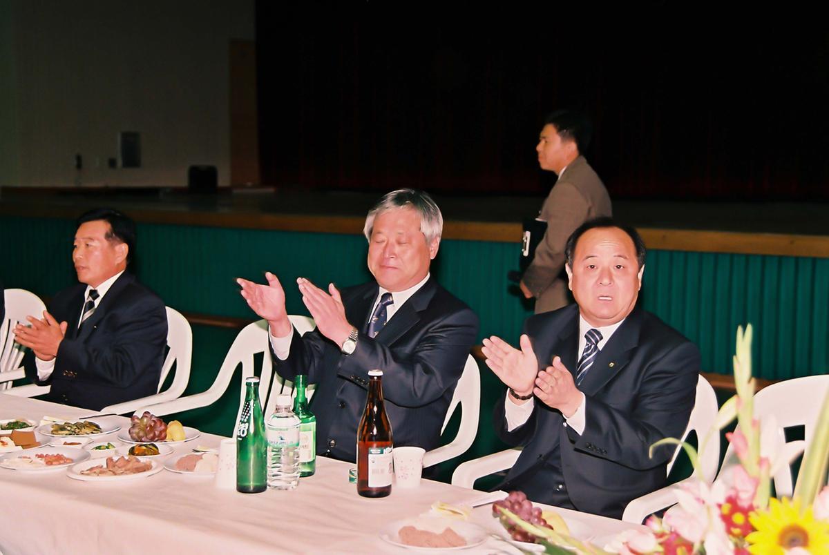 대야문화제전위원회 향우.내빈 오찬장