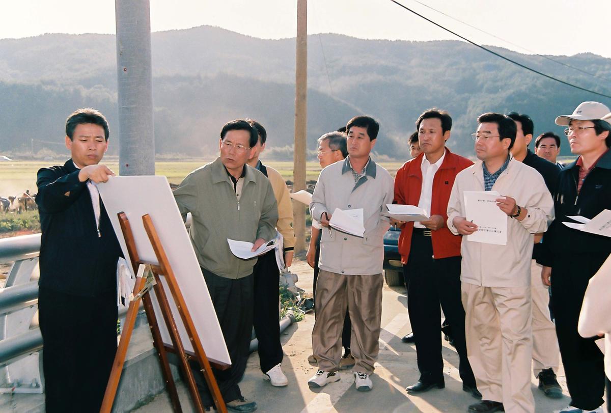 용계제 하천개수공사