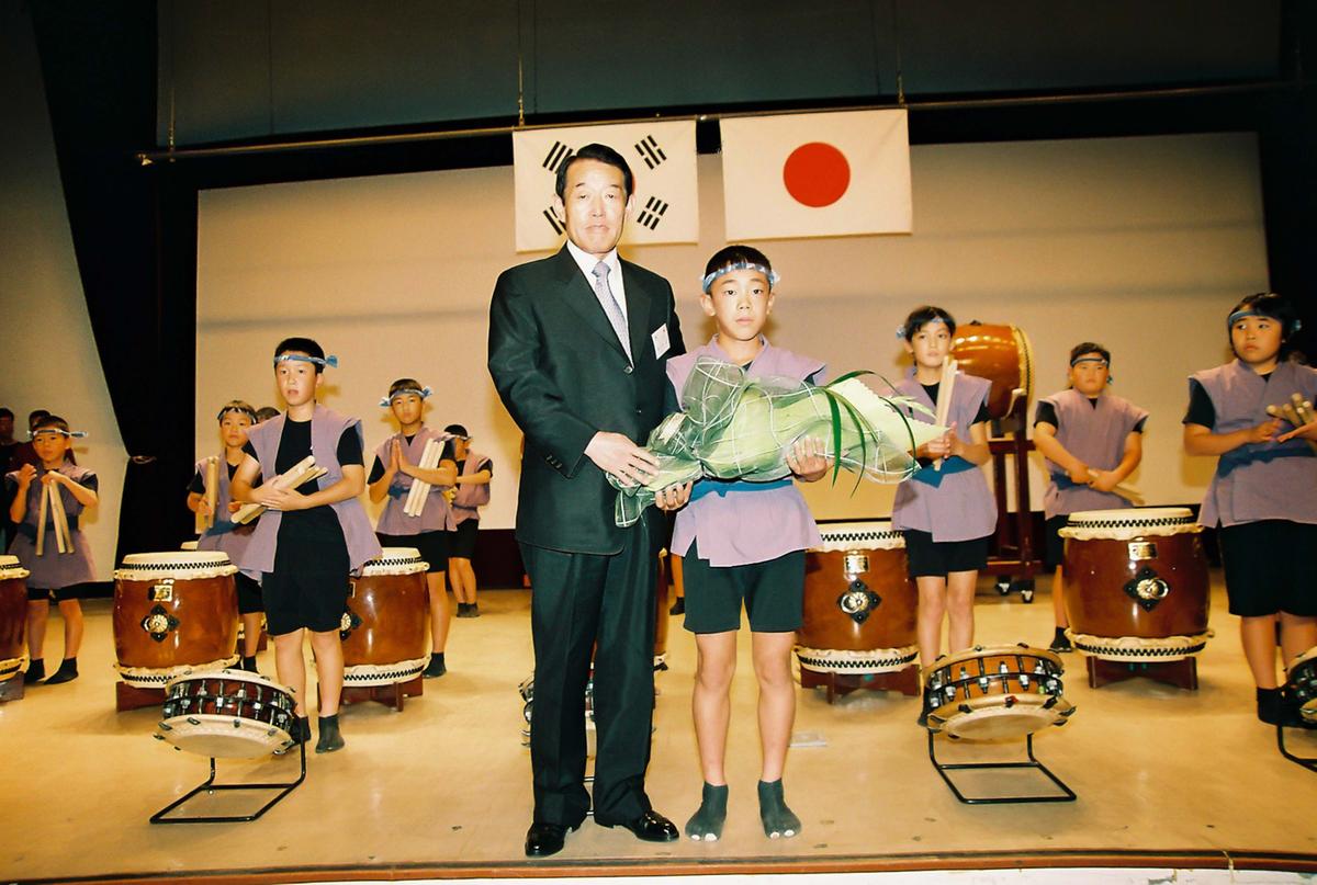 일본국 고외전자 도이 태고단의 합천군 공연