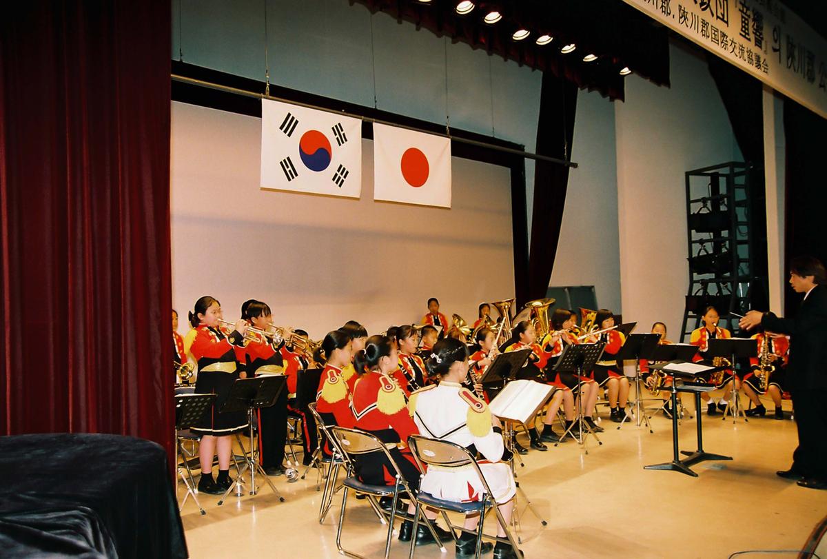 일본국 고외전자 도이 태고단의 합천군 공연