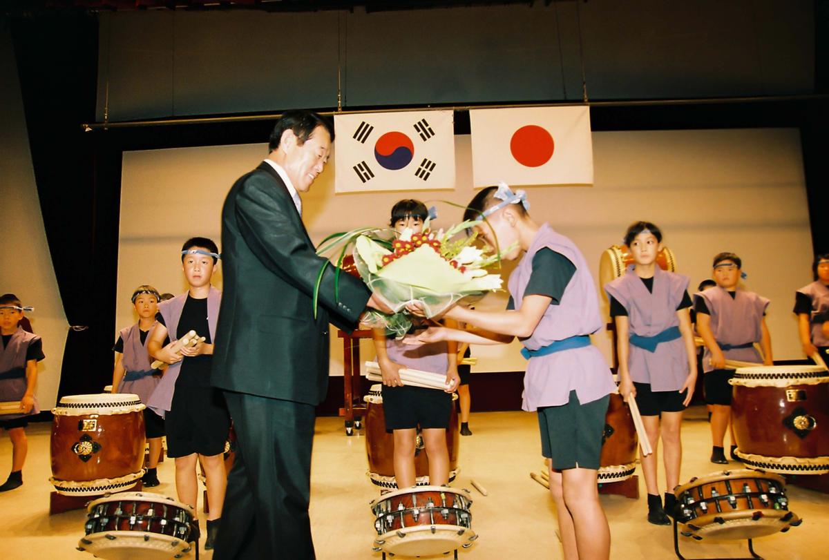 일본국 고외전자 도이 태고단의 합천군 공연
