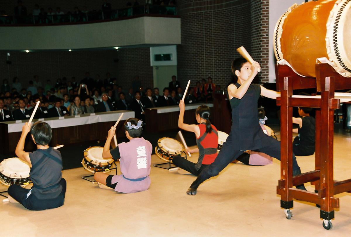 일본국 고외전자 도이 태고단의 합천군 공연