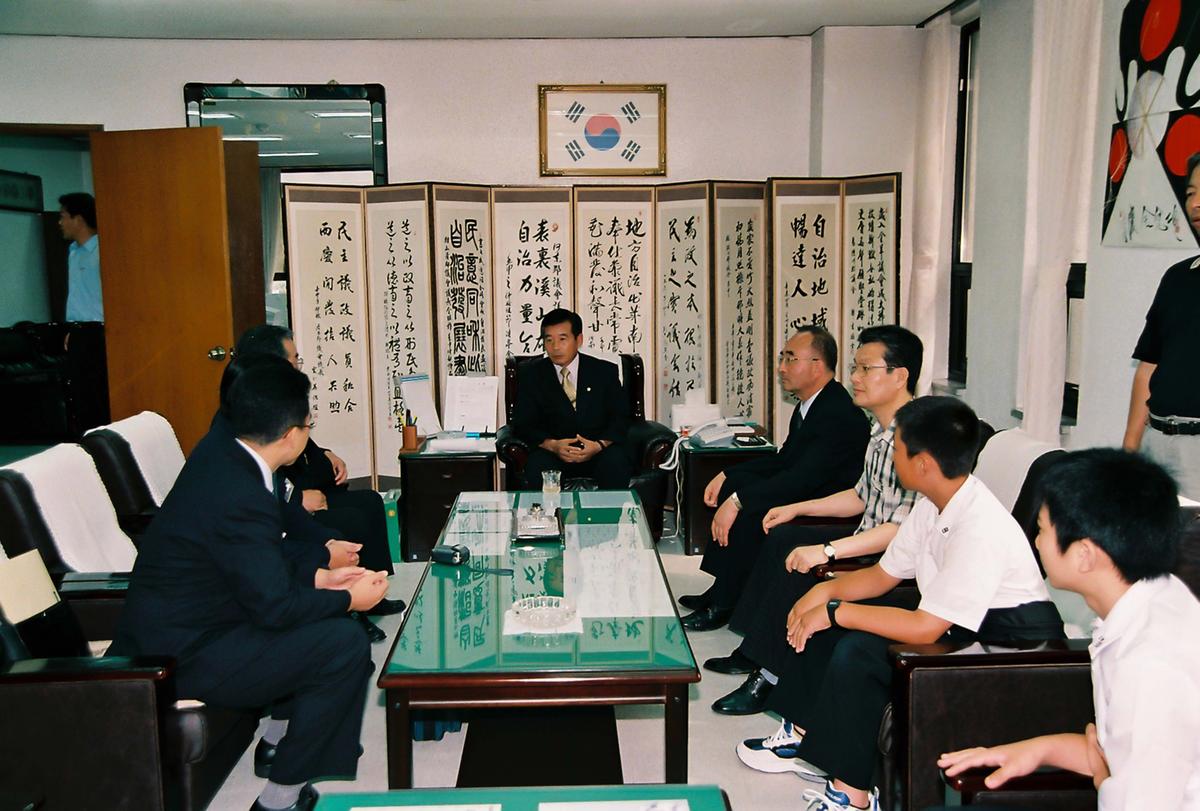 일본국 고외정 중학생 합천군 방문단