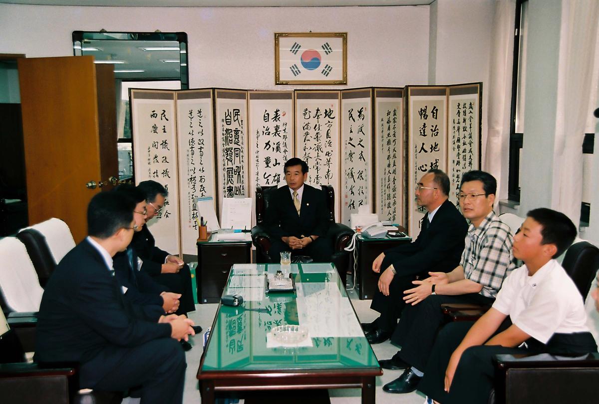 일본국 고외정 중학생 합천군 방문단