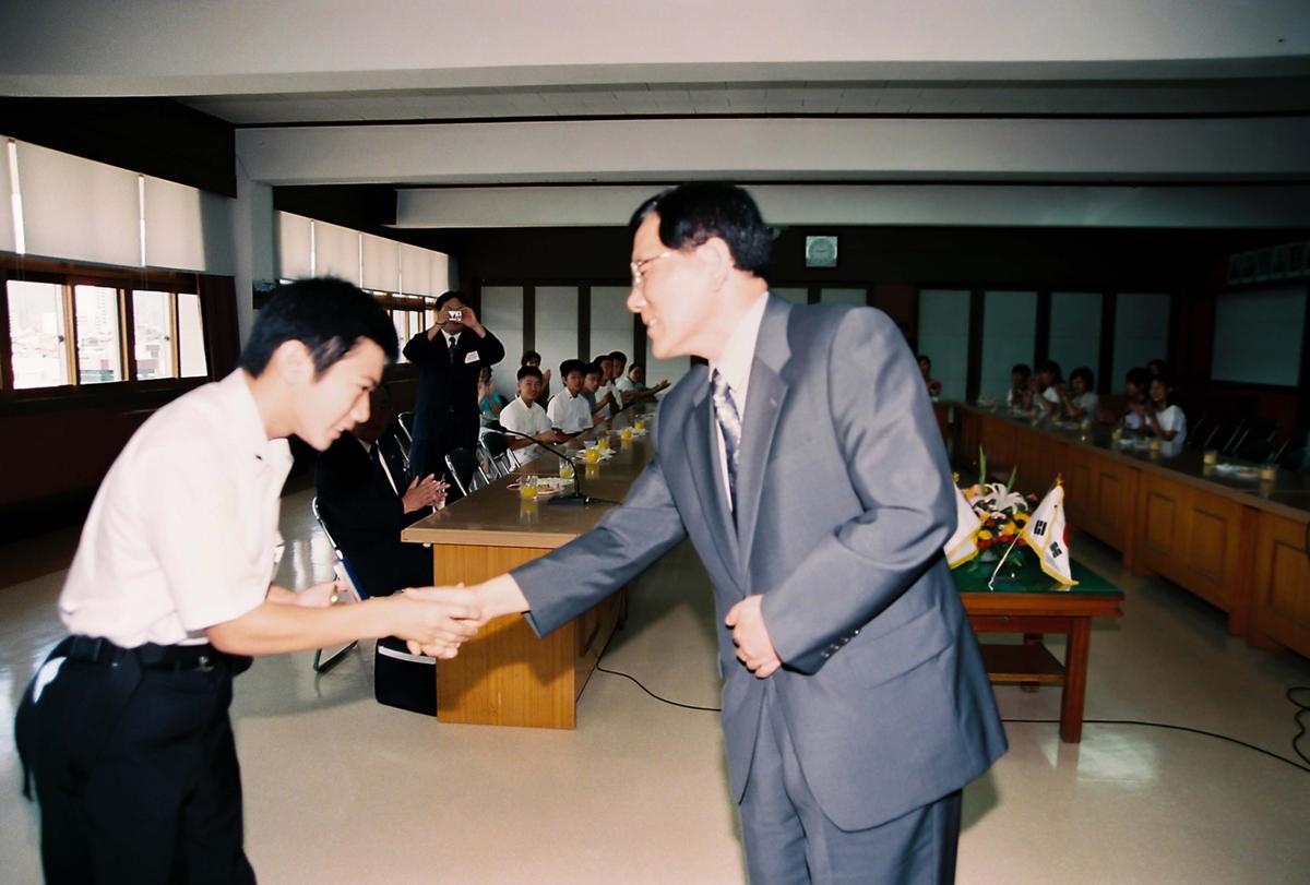 일본국 고외정 중학생 합천군 방문단