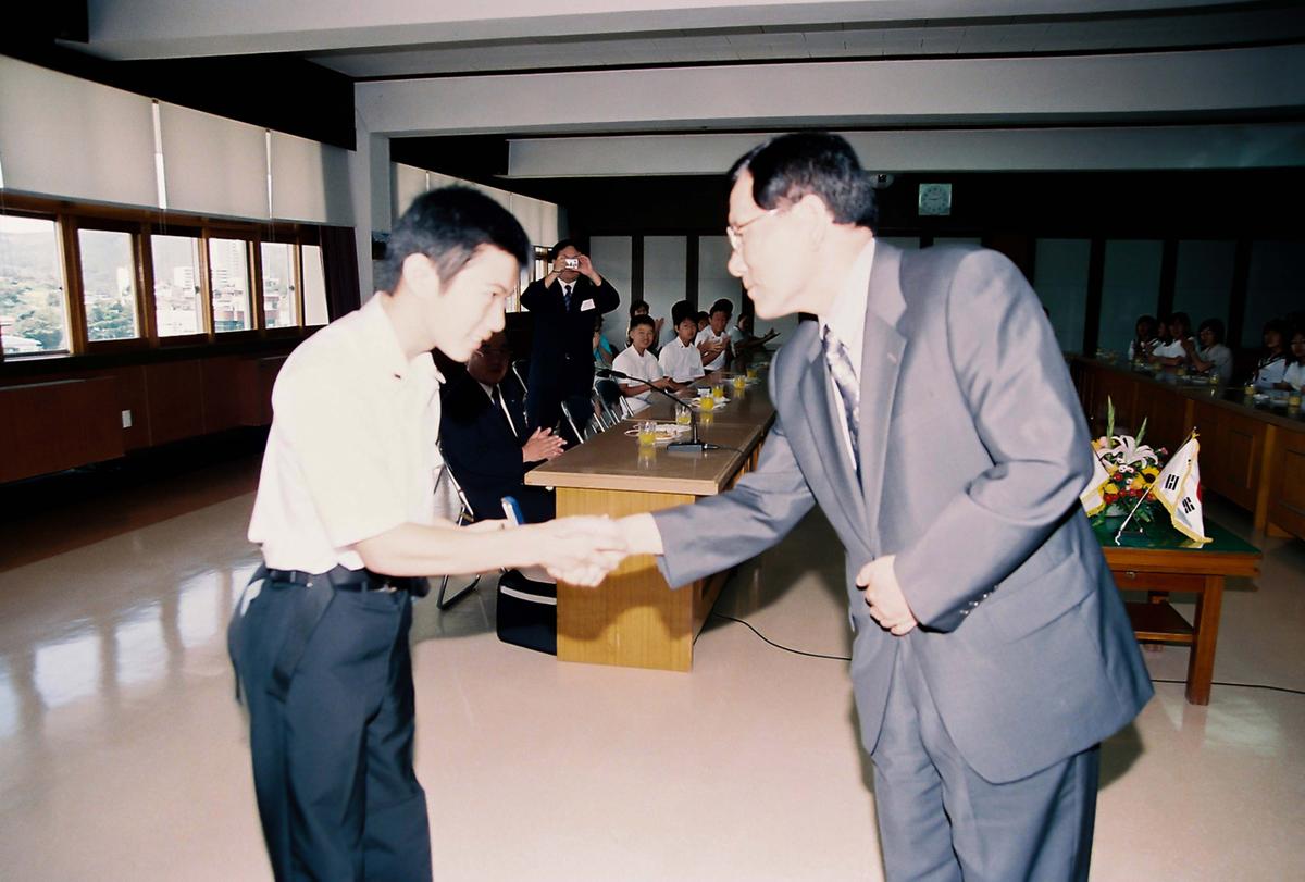일본국 고외정 중학생 합천군 방문단