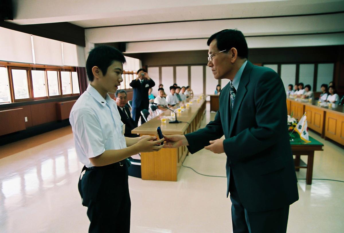 일본국 고외정 중학생 합천군 방문단