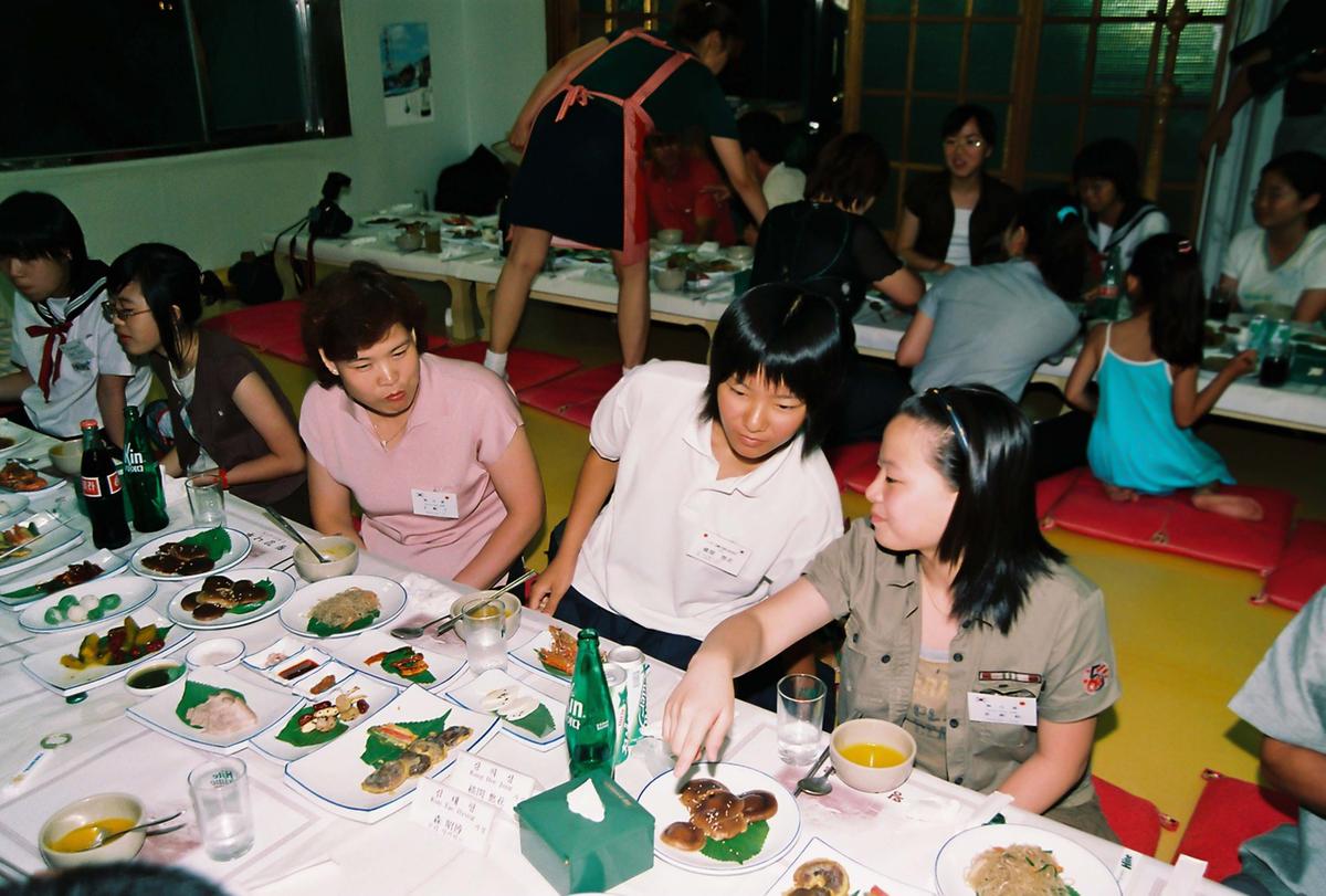 일본국 고외정 중학생 합천군 방문단