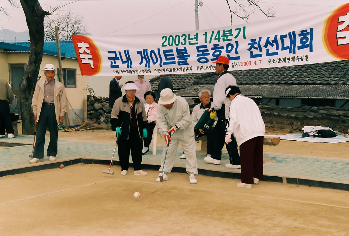 2003년 1-4분기 군내 게이트볼 동호인 친선대회