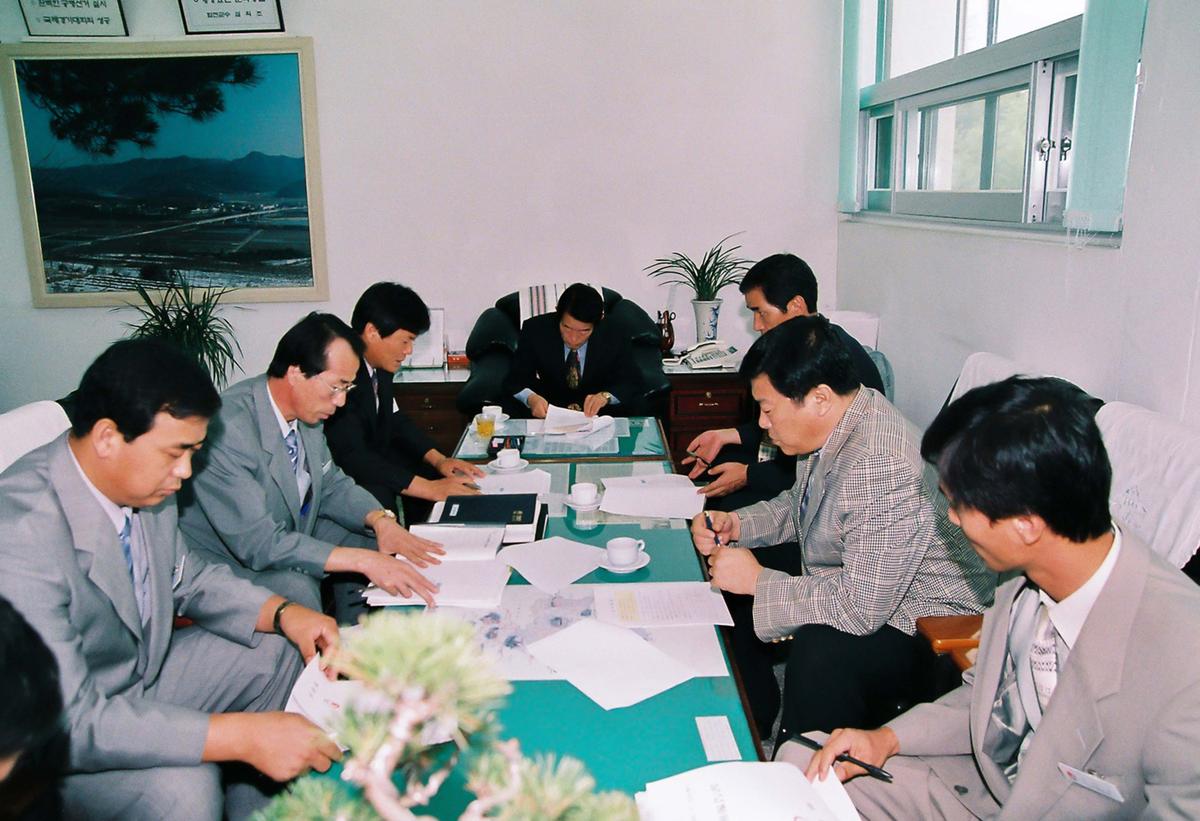 민선3기 심의조 군수와 주민과 대화