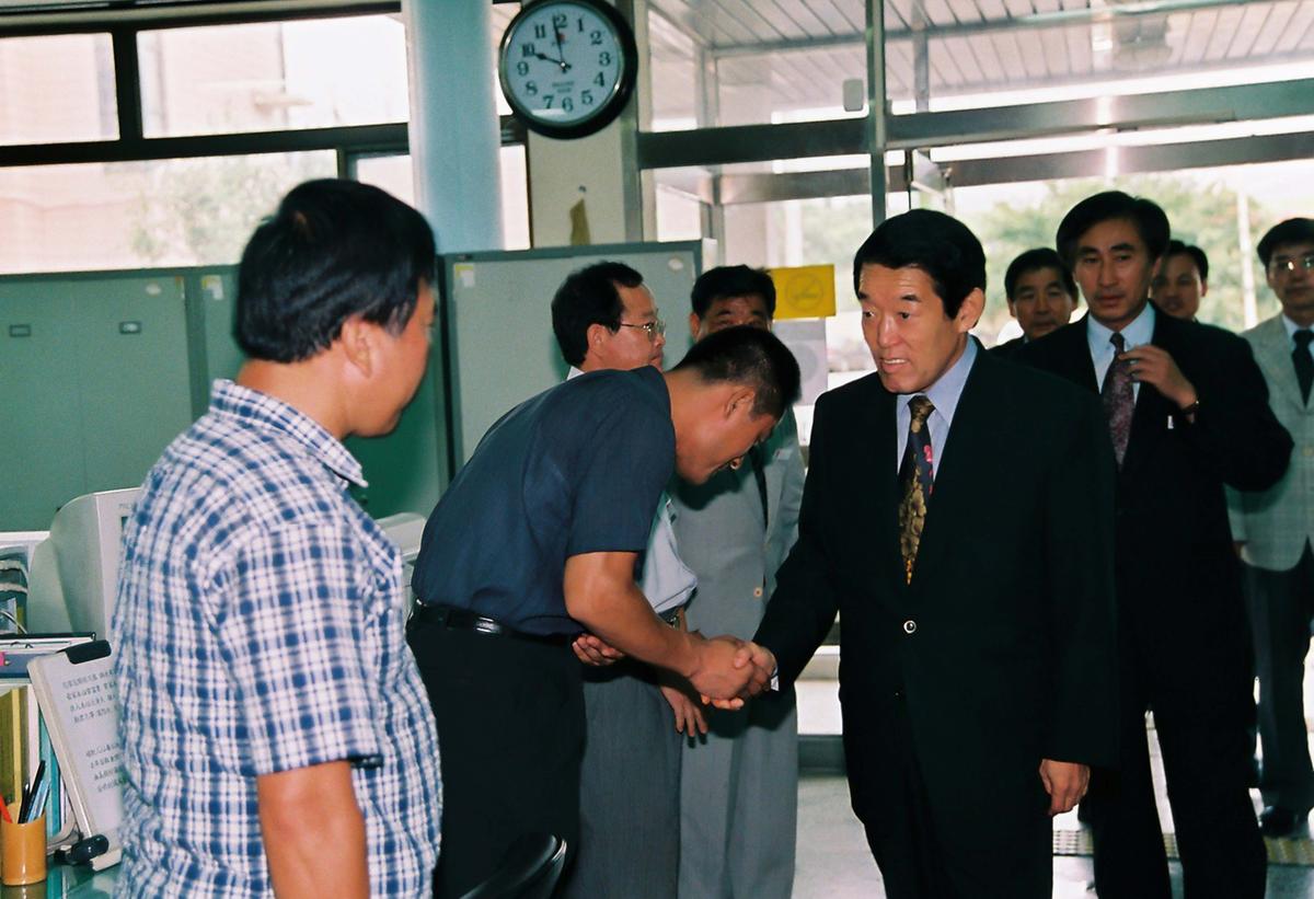 민선3기 심의조 군수와 주민과 대화