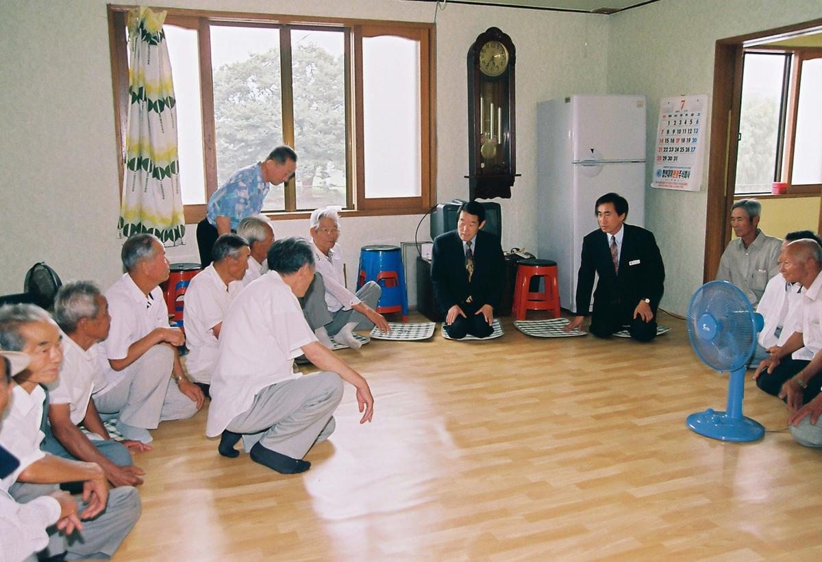 민선3기 심의조 군수와 주민과 대화