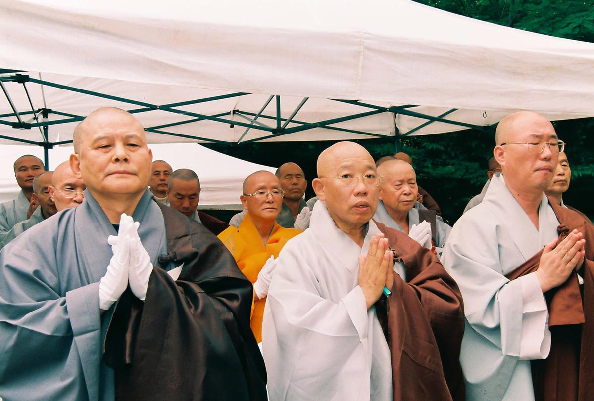 김영환장군 팔만대장경 수호공적비 제막식