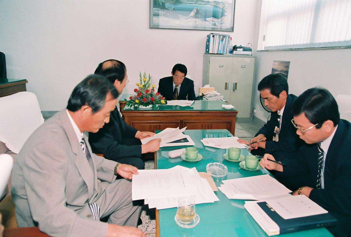 민선3기 심의조 군수와 주민과 대화
