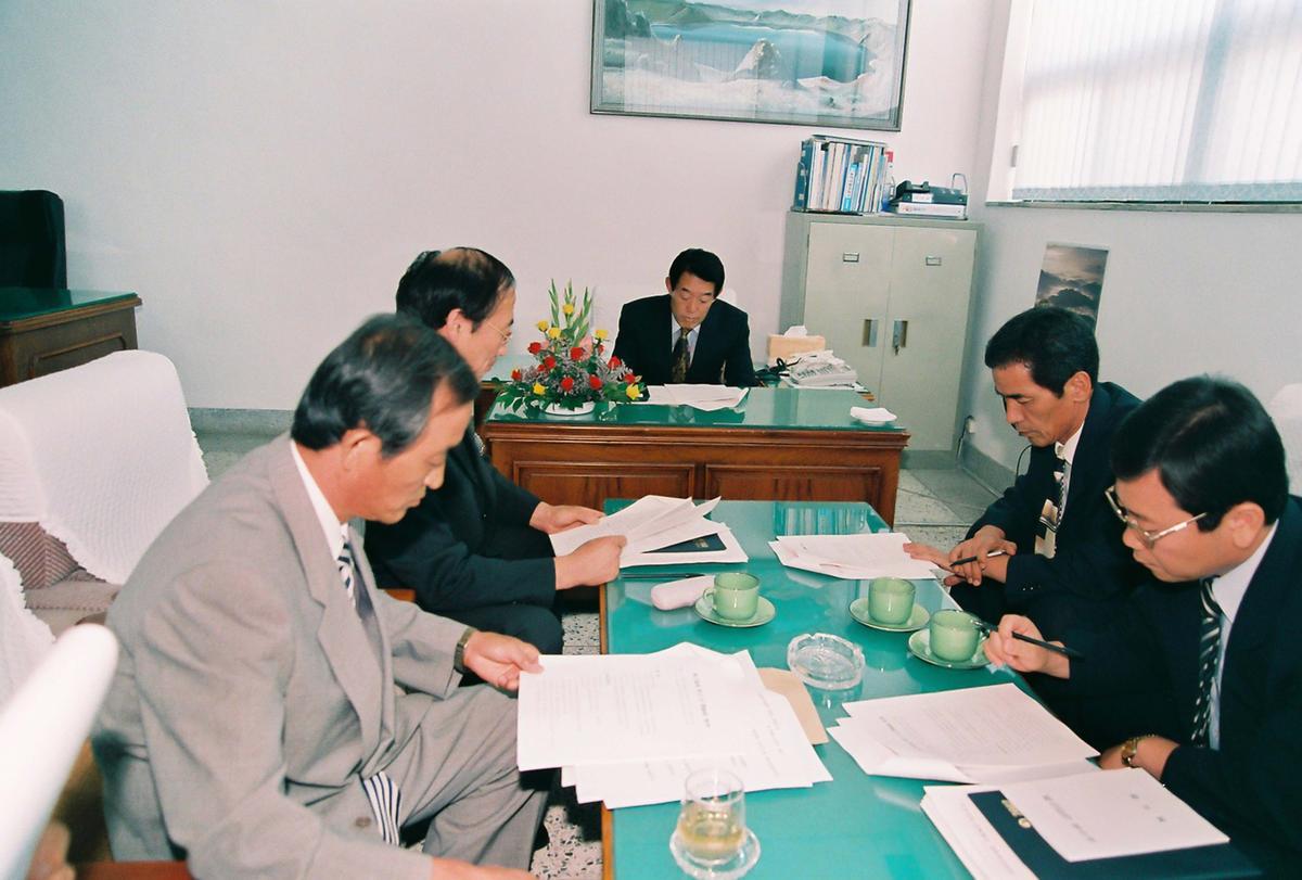 민선3기 심의조 군수와 주민과 대화