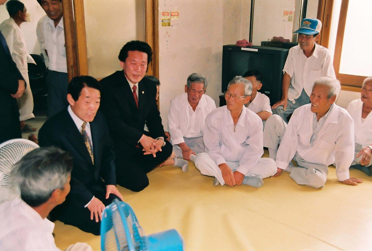민선3기 심의조 군수와 주민과 대화