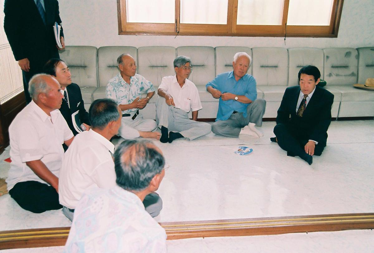 민선3기 심의조 군수와 주민과 대화