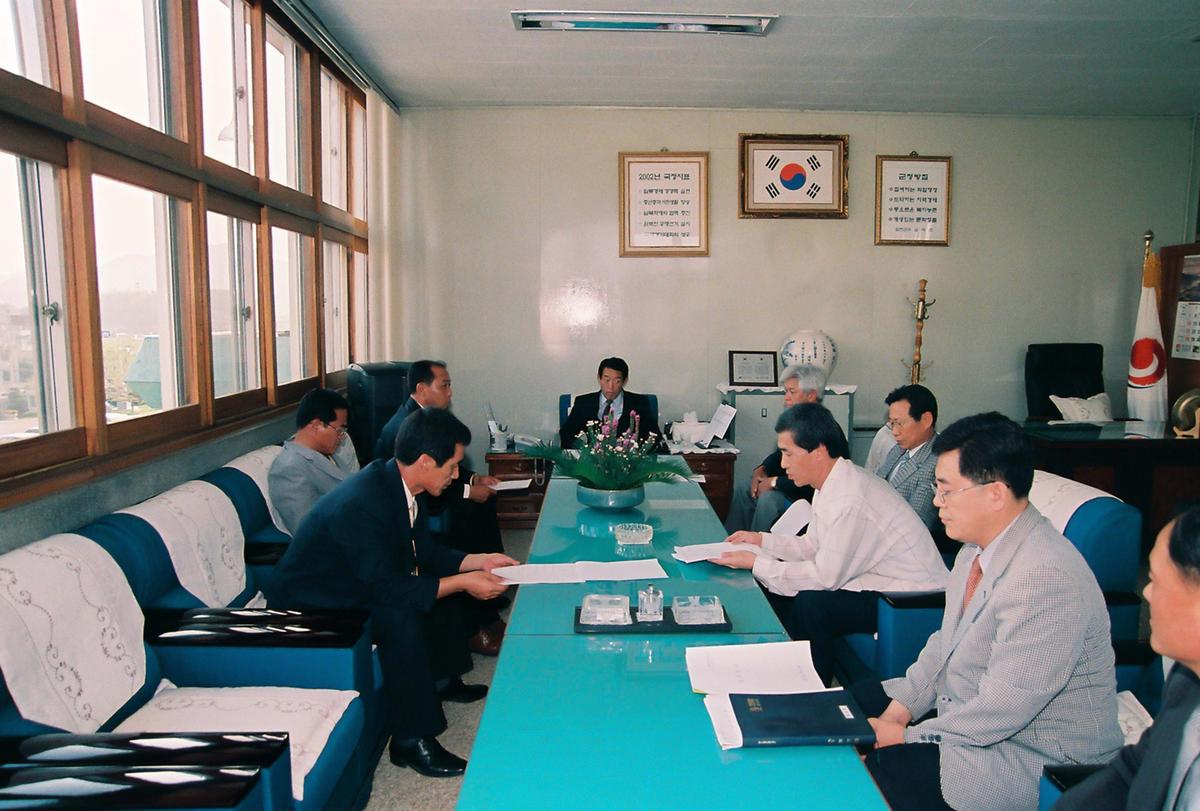 민선3기 심의조 군수와 주민과 대화