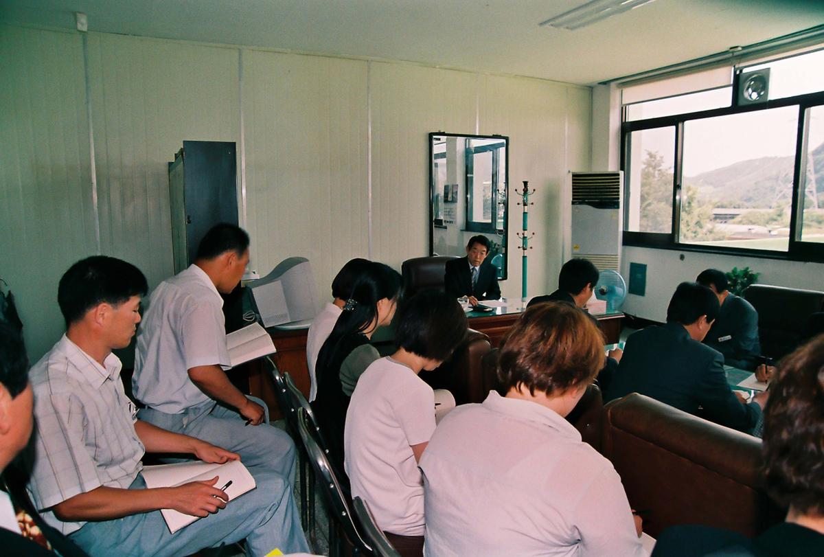 민선3기 심의조 군수와 주민과 대화
