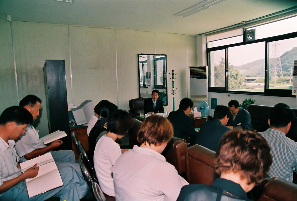 민선3기 심의조 군수와 주민과 대화