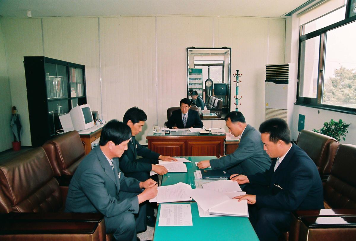 민선3기 심의조 군수와 주민과 대화
