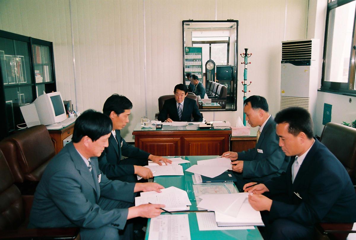 민선3기 심의조 군수와 주민과 대화