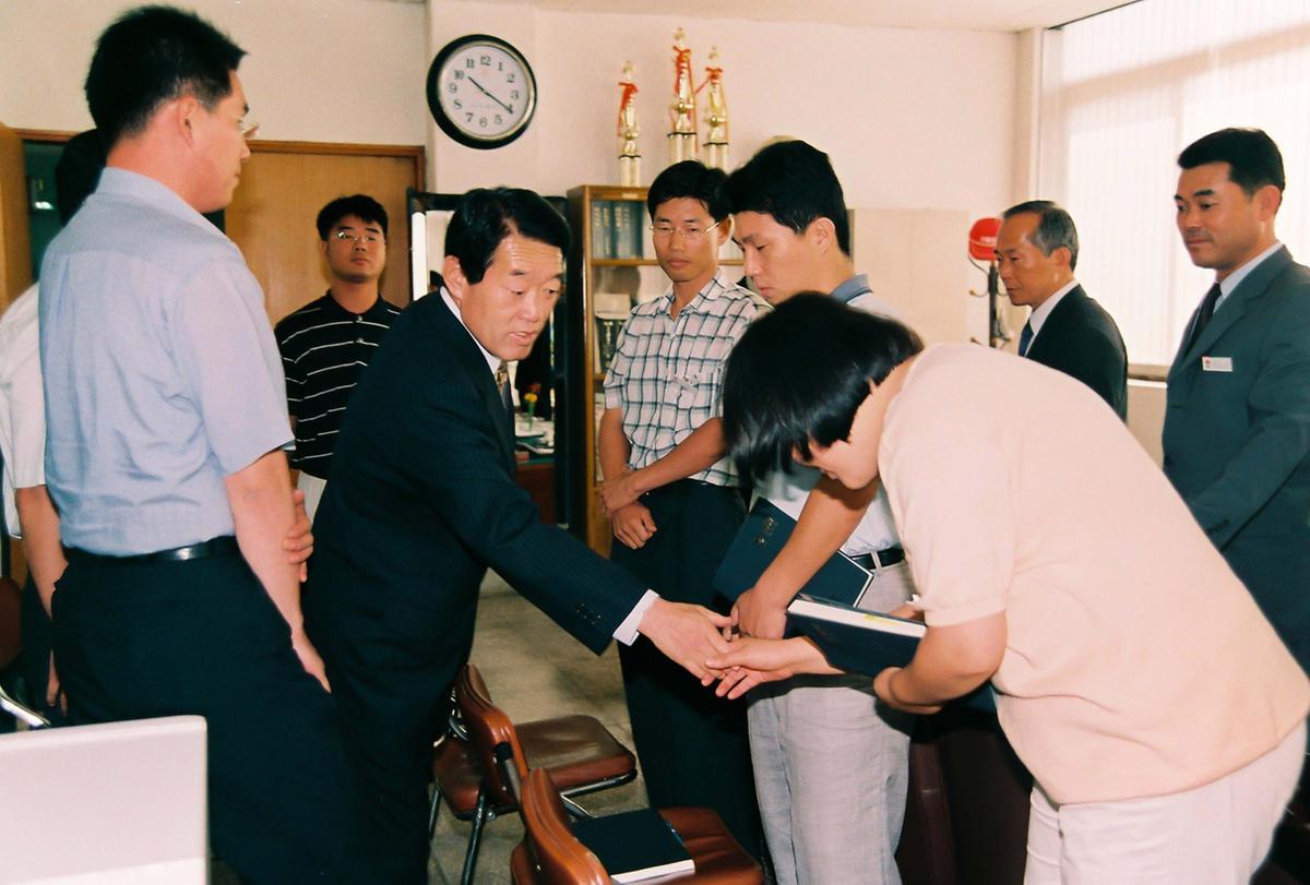민선3기 심의조 군수와 주민과 대화