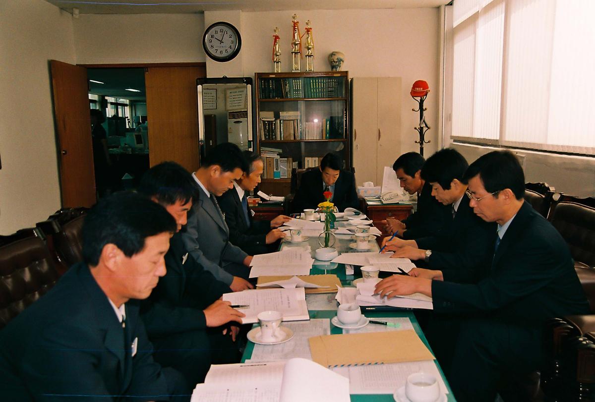 민선3기 심의조 군수와 주민과 대화