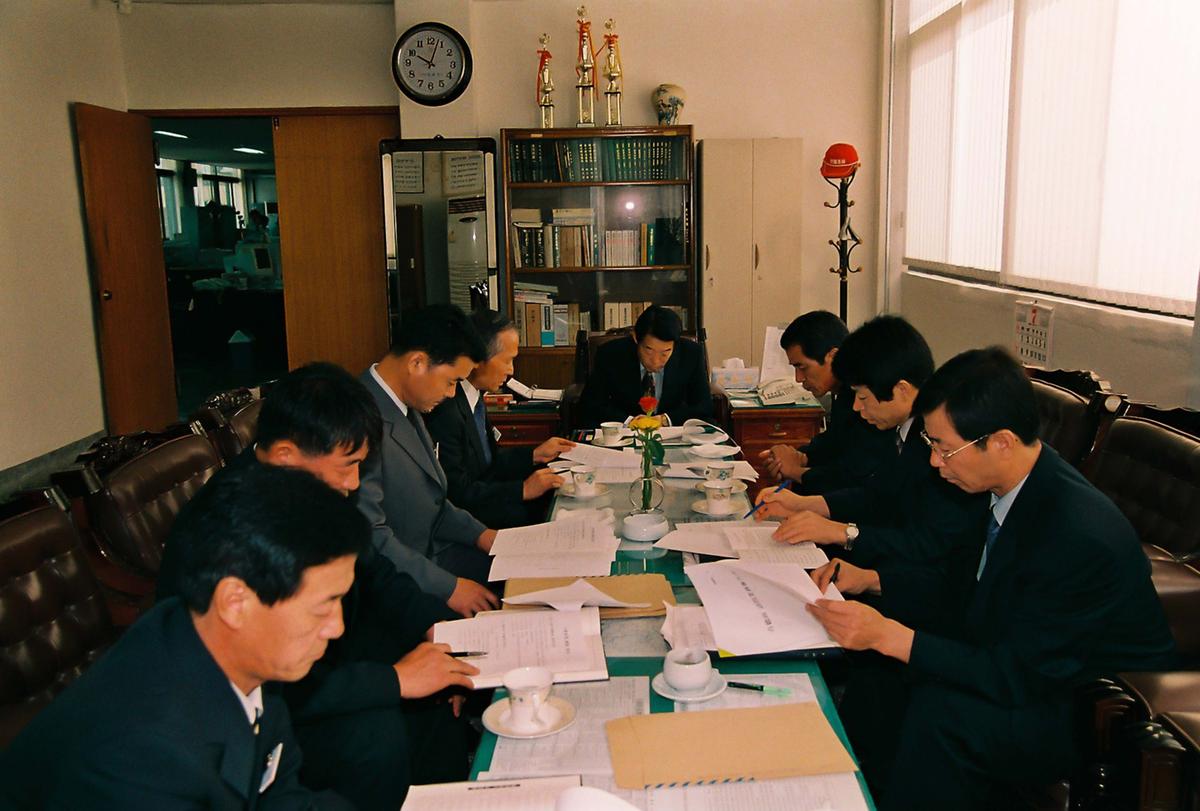 민선3기 심의조 군수와 주민과 대화