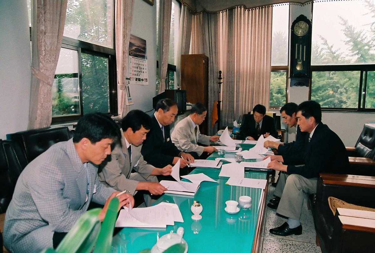 민선3기 심의조 군수와 주민과 대화