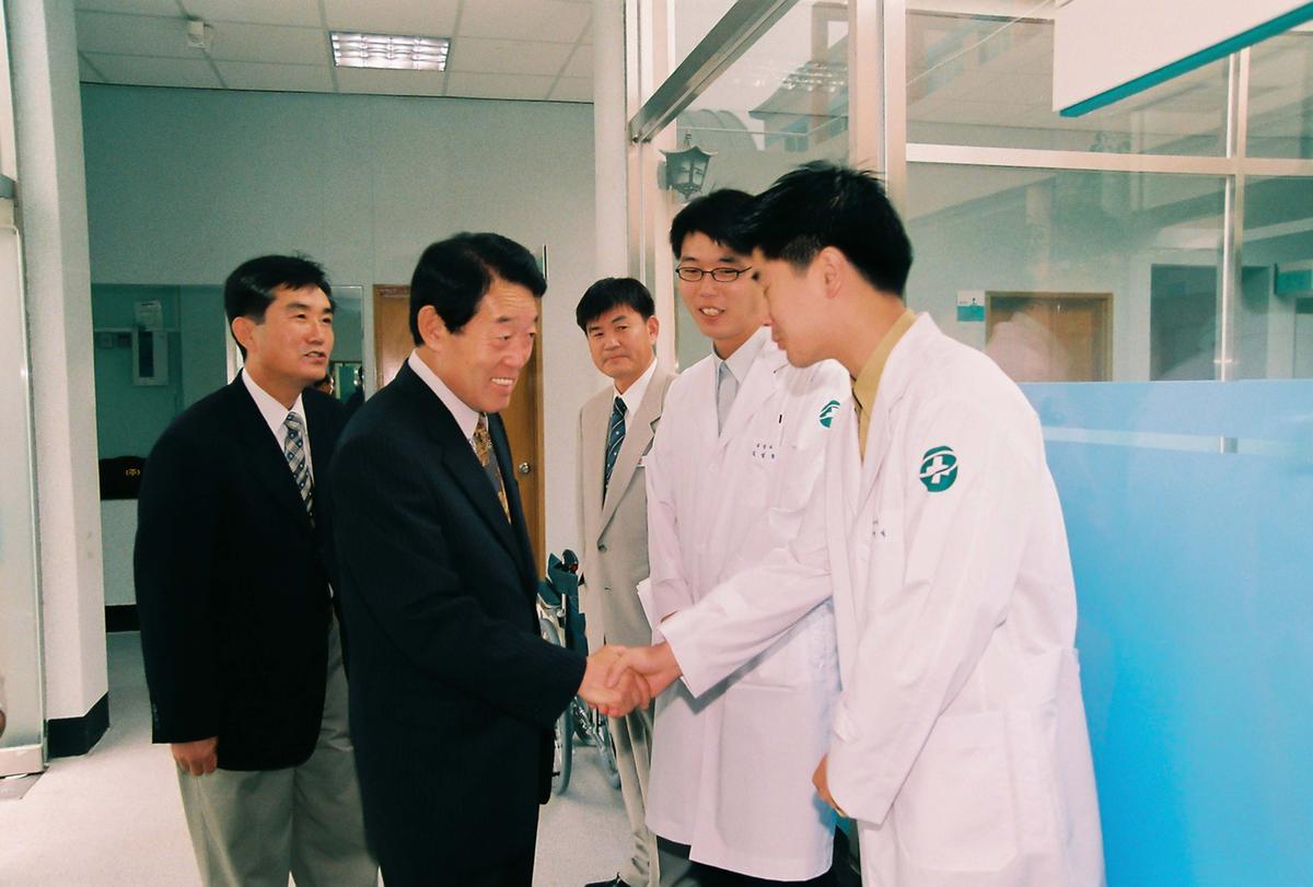 민선3기 심의조 군수와 주민과 대화