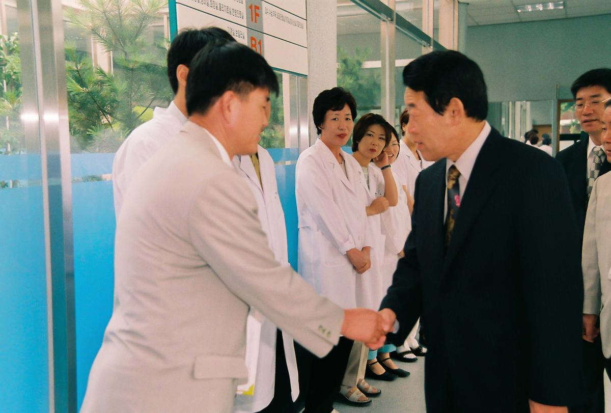 민선3기 심의조 군수와 주민과 대화