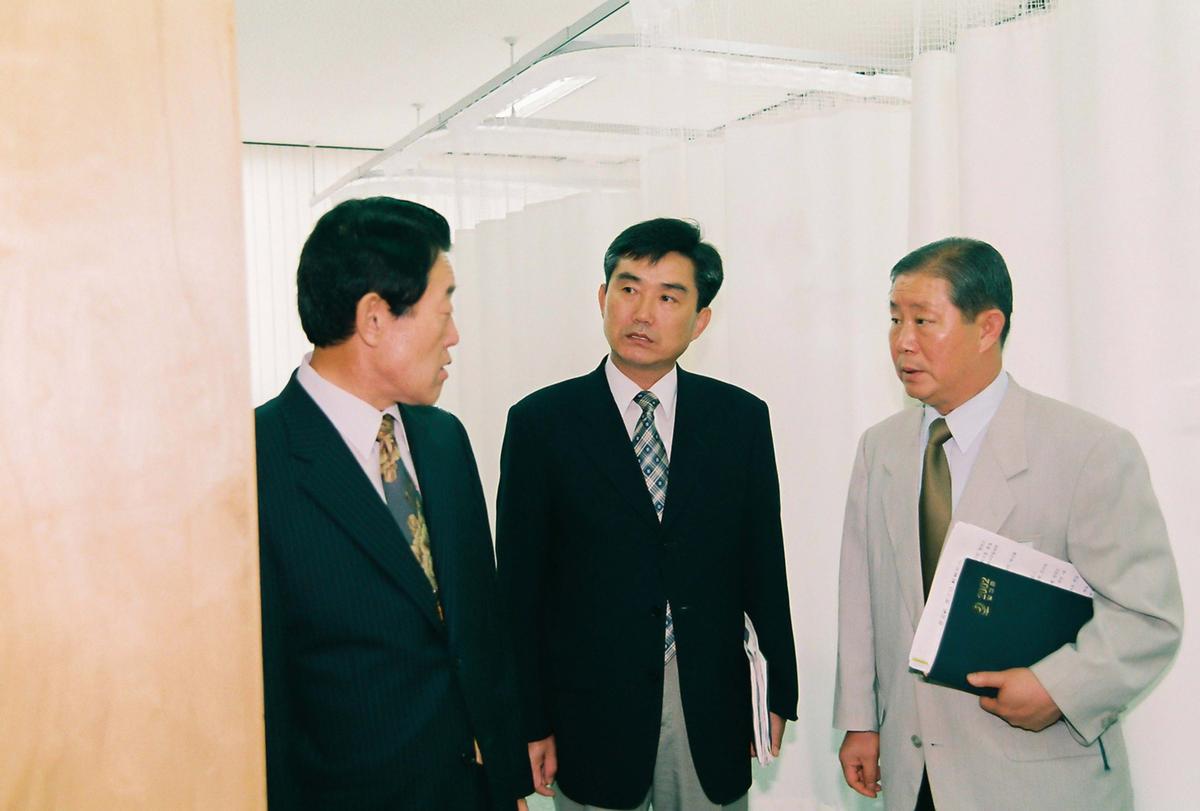 민선3기 심의조 군수와 주민과 대화