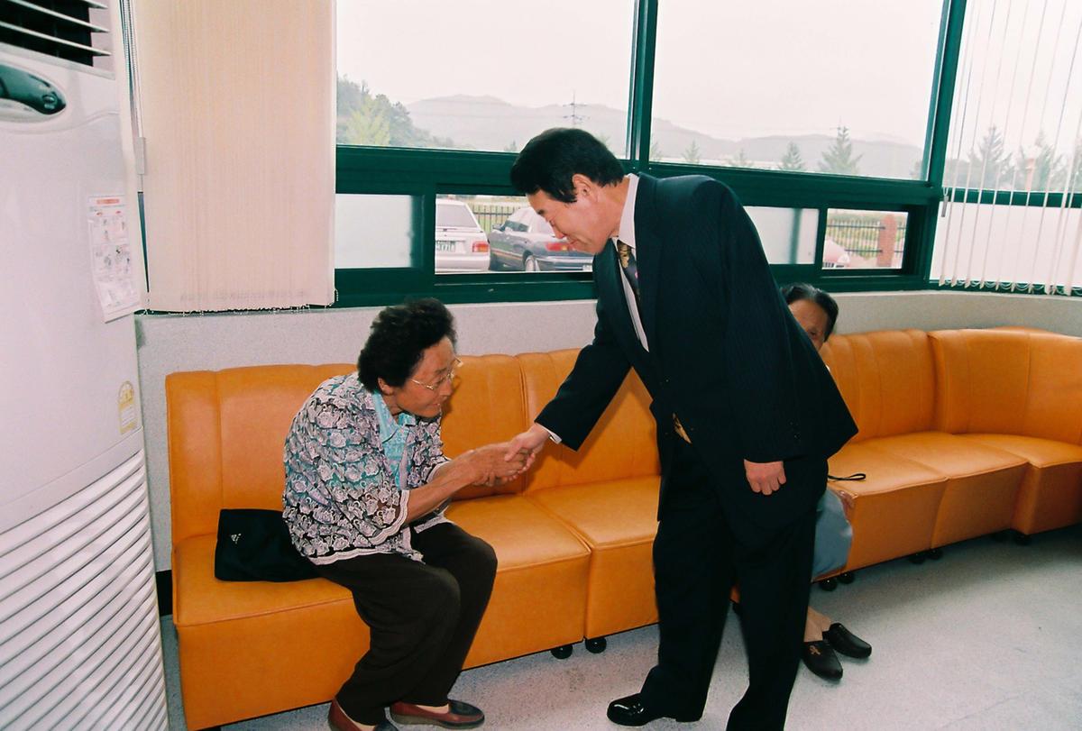 민선3기 심의조 군수와 주민과 대화