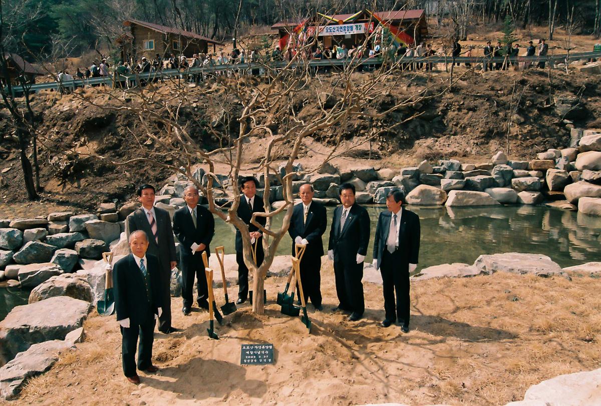 오도산자연휴양림 개장