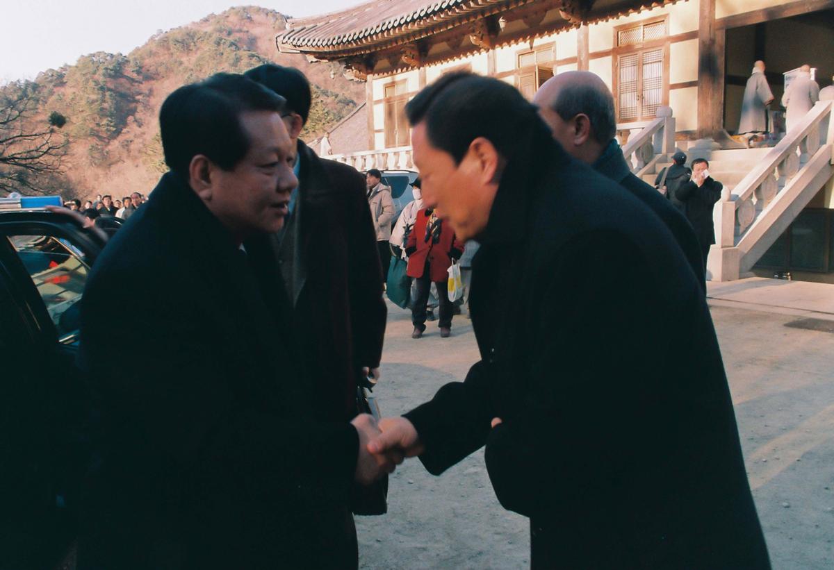 이회창 대선 후보 방문