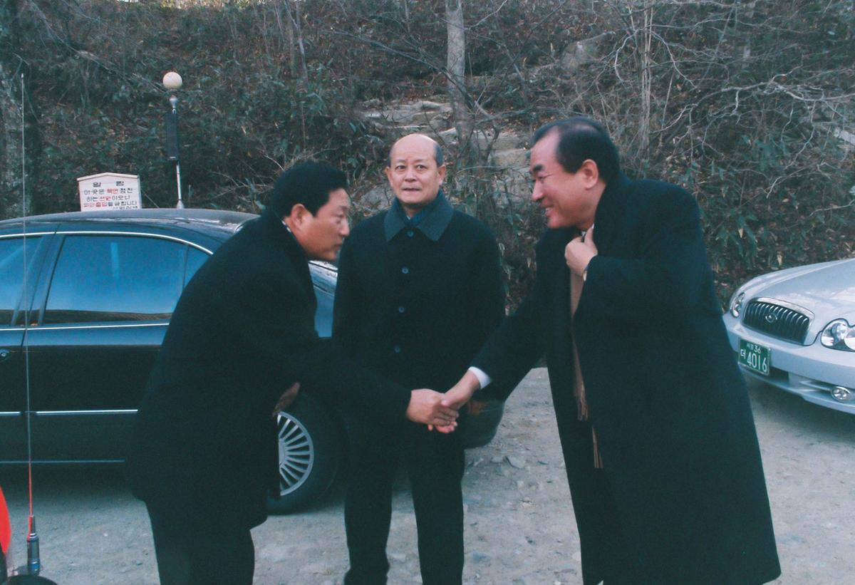 이회창 대선 후보 방문