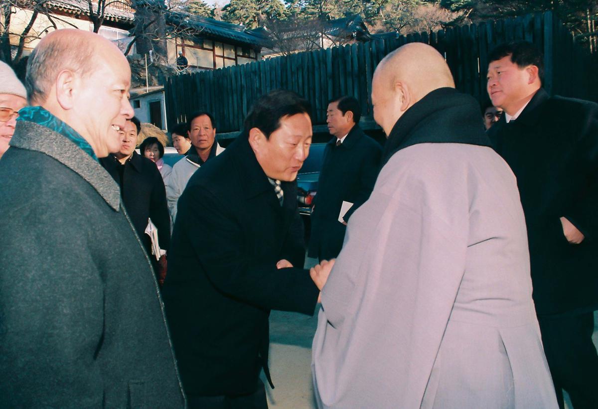이회창 대선 후보 방문