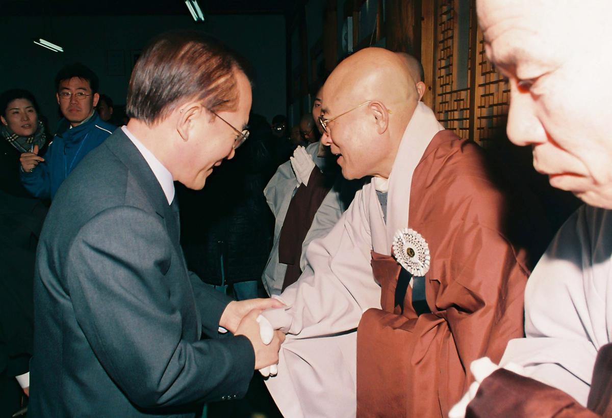 이회창 대선 후보 방문