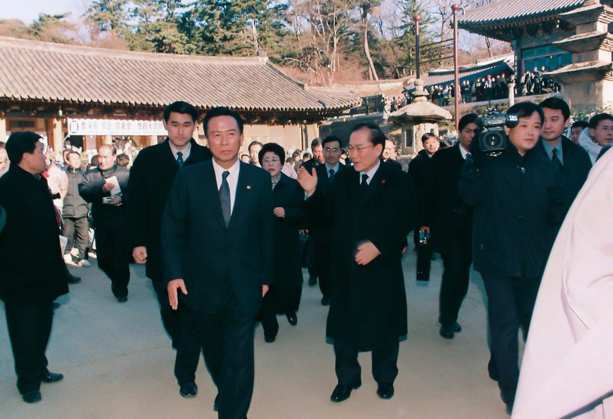 이회창 대선 후보 방문