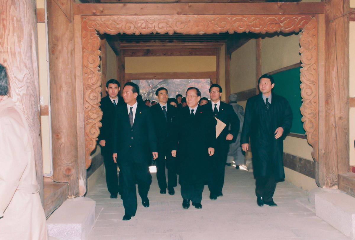 이회창 대선 후보 방문