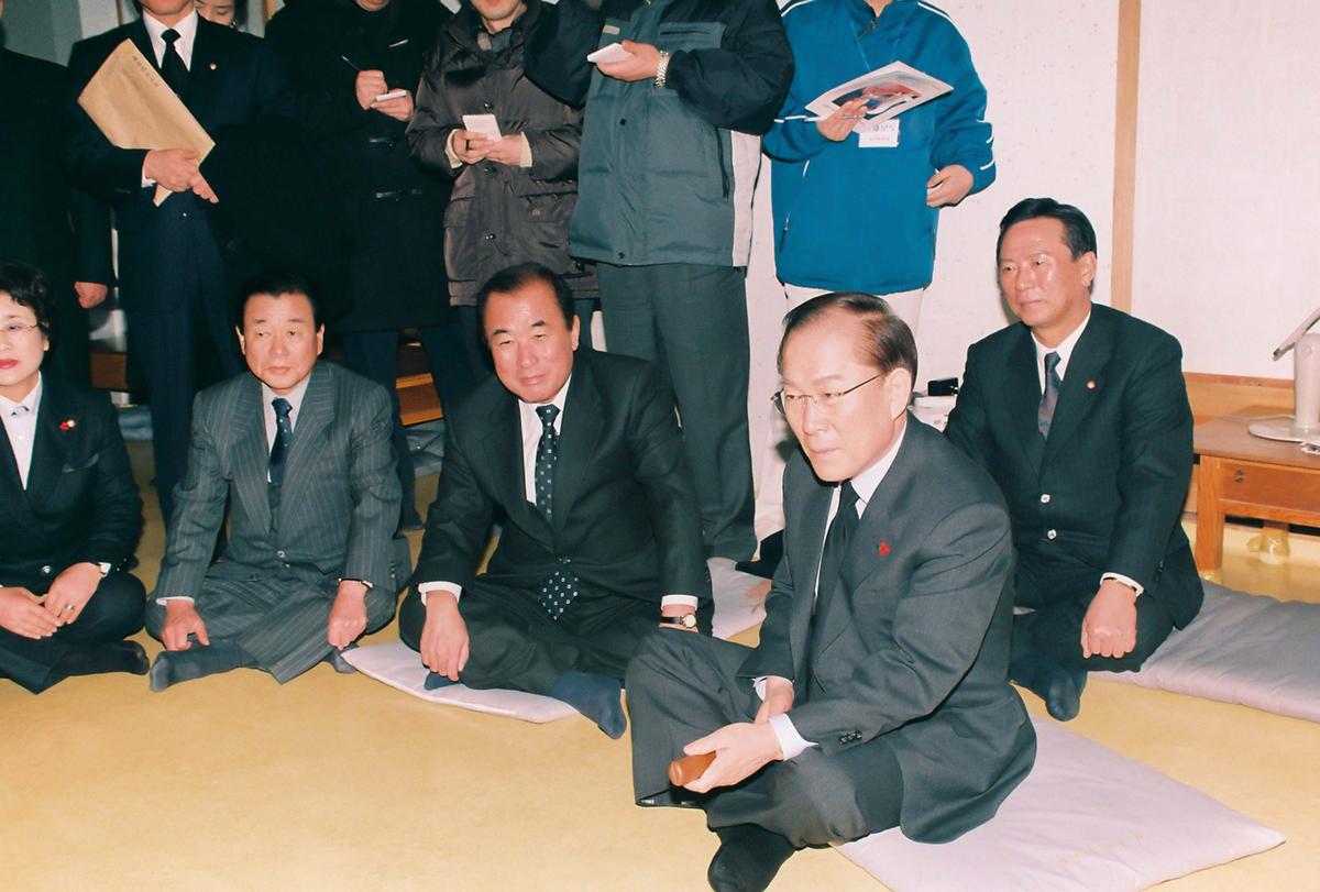 이회창 대선 후보 방문
