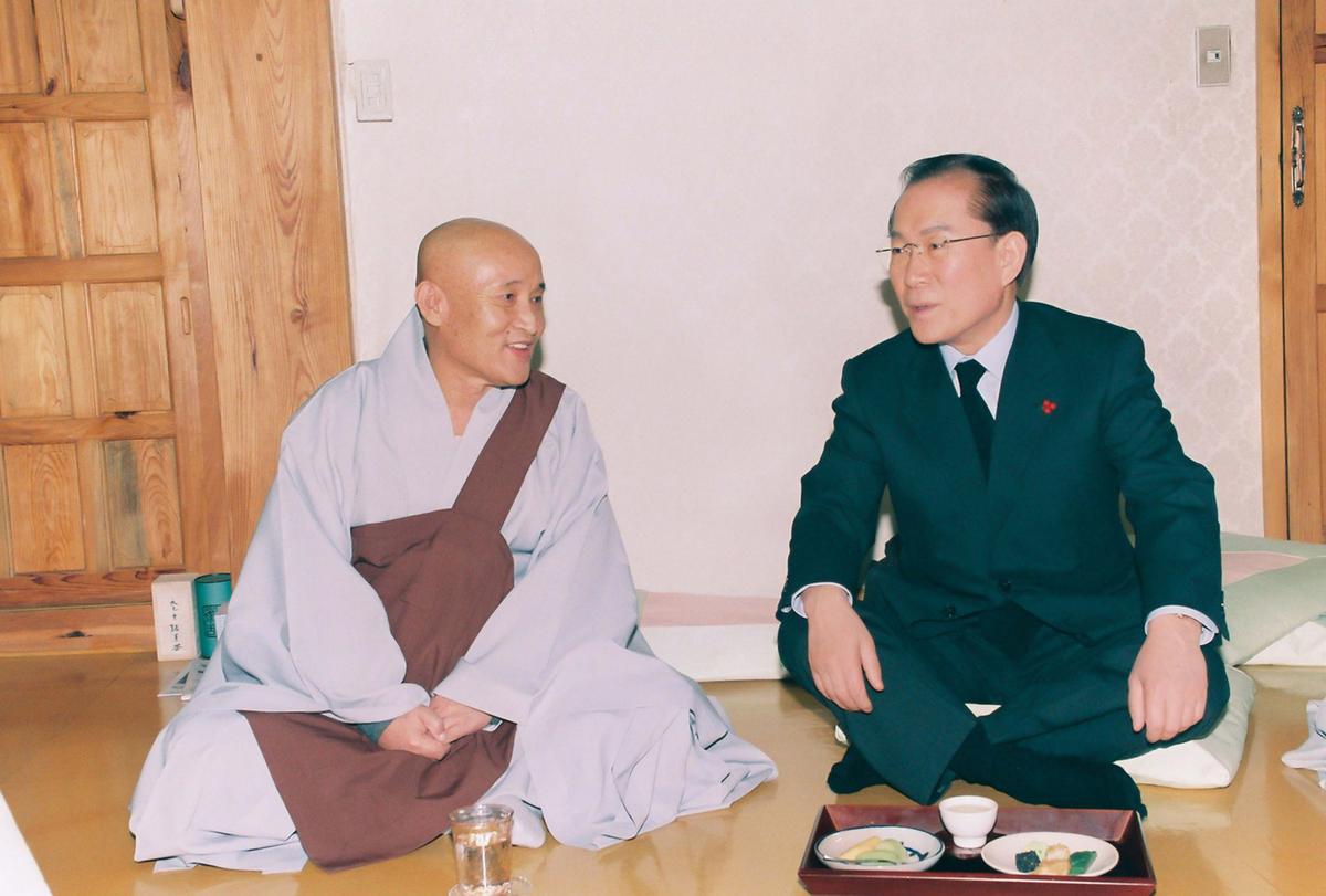 이회창 대선 후보 방문