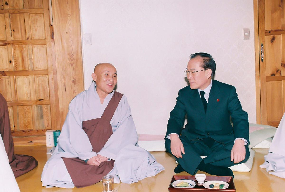 이회창 대선 후보 방문