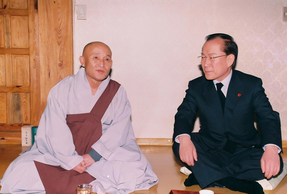 이회창 대선 후보 방문
