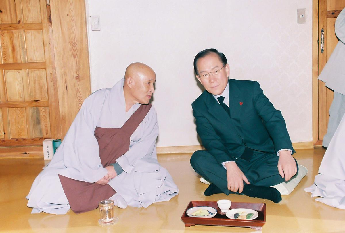이회창 대선 후보 방문