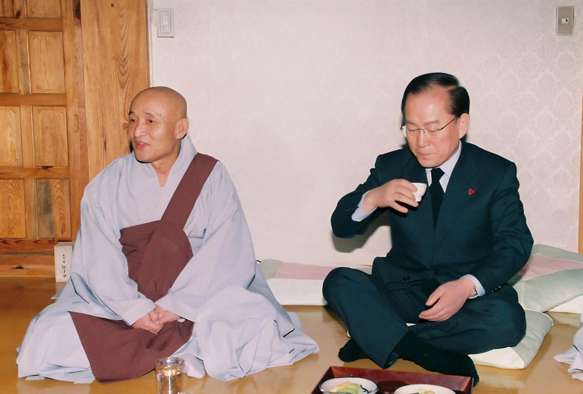 이회창 대선 후보 방문