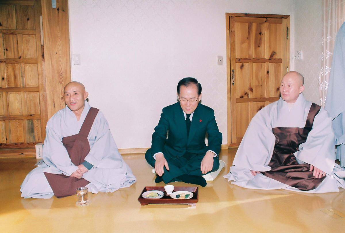 이회창 대선 후보 방문