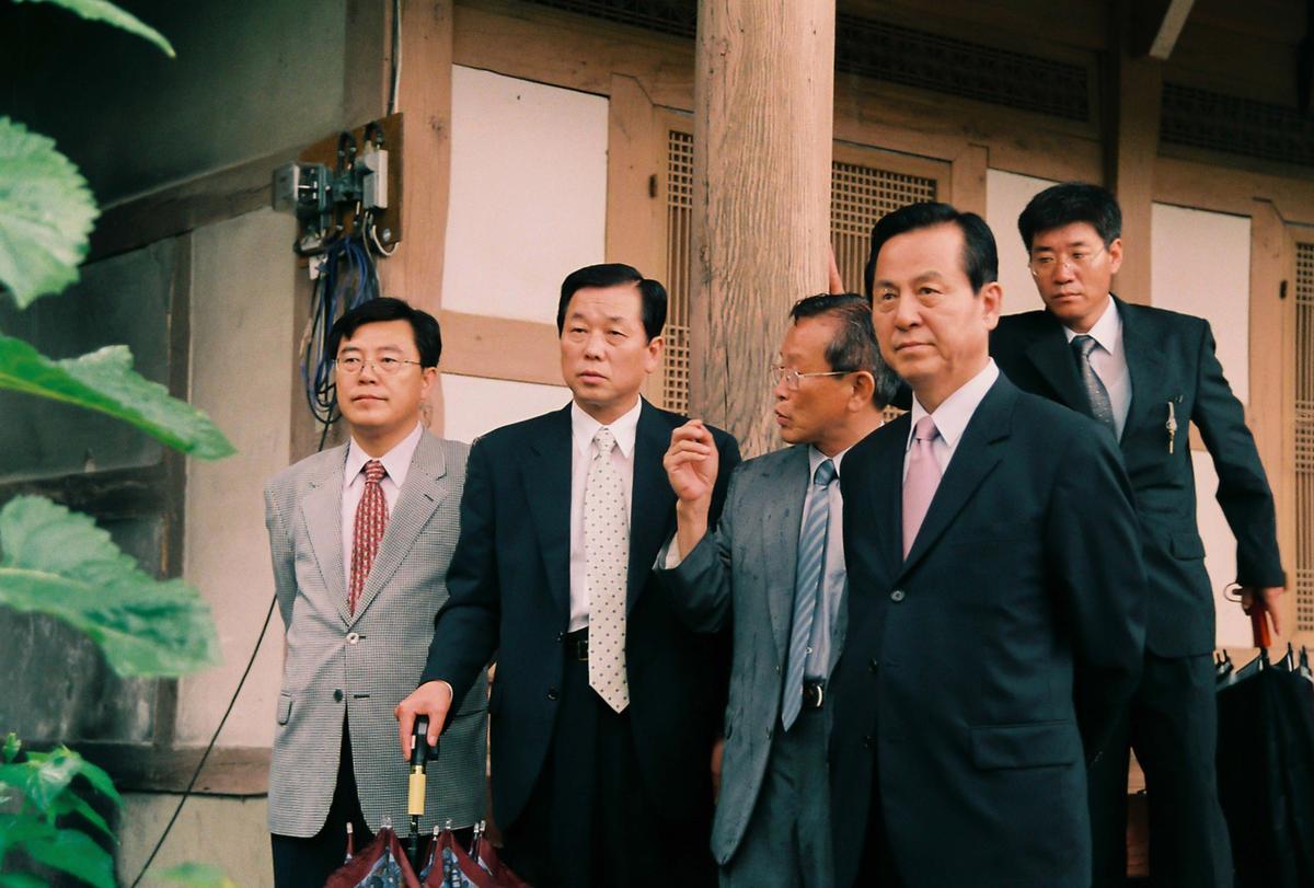 이회창 대선후보 방문
