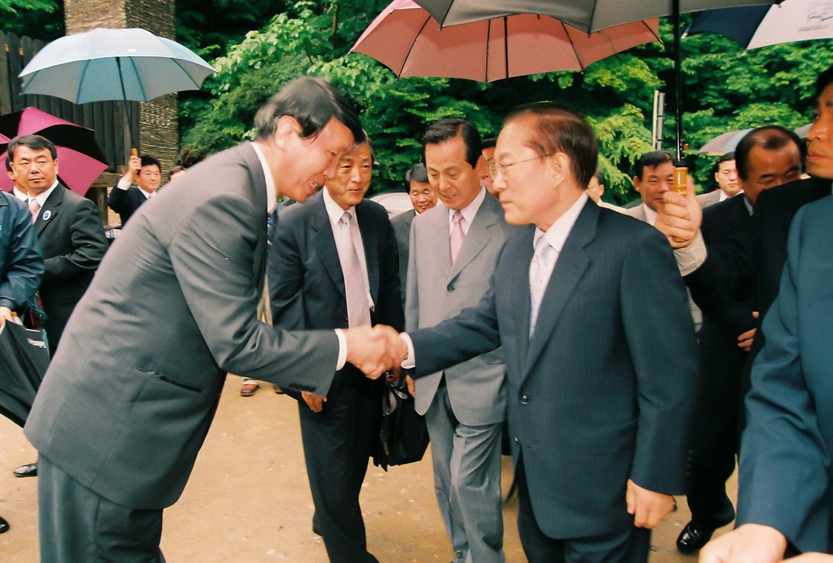 이회창 대선후보 방문
